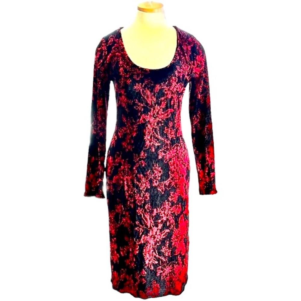 Anthropologie HD in Paris 'Diedre' Velvet Column Dress, Red, Small